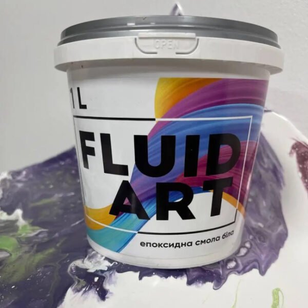 Белая эпоксидная смола Fluid Art — изображение 2